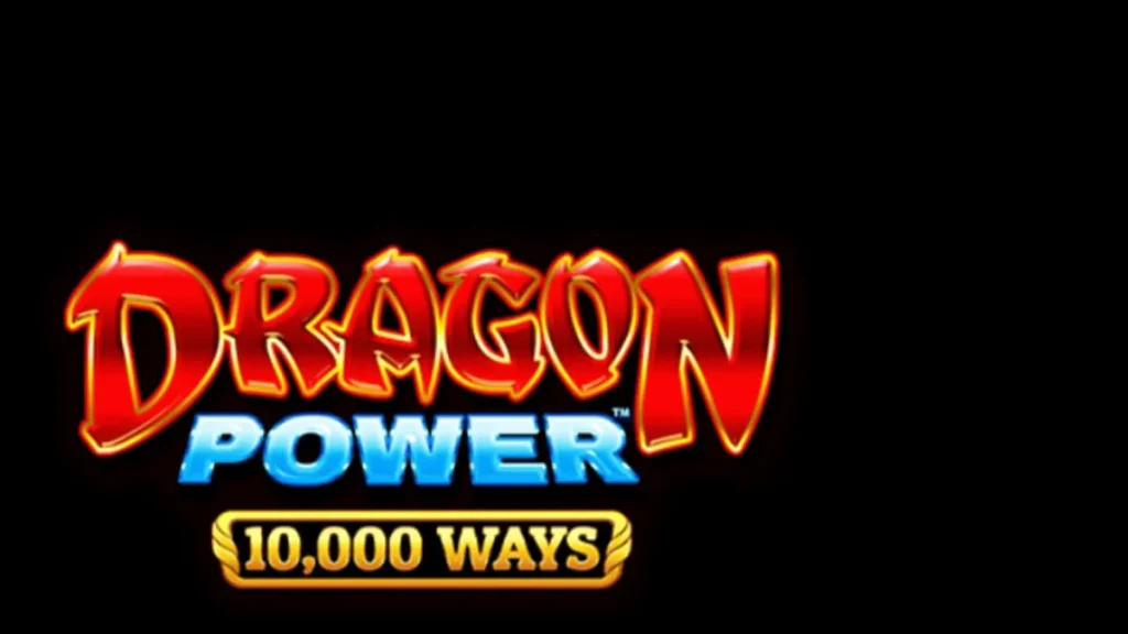 Tampilan visual slot Dragon Power 10,000 Ways dengan tema naga dan kuil emas
